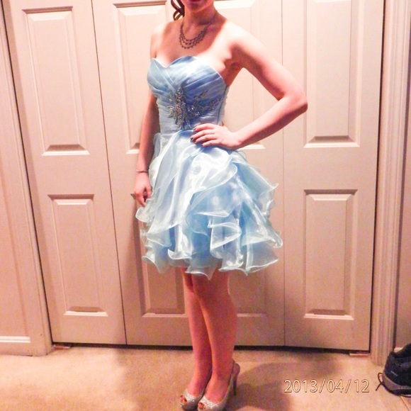 Semi-Formal Strapless Dress - Picture 2 of 14